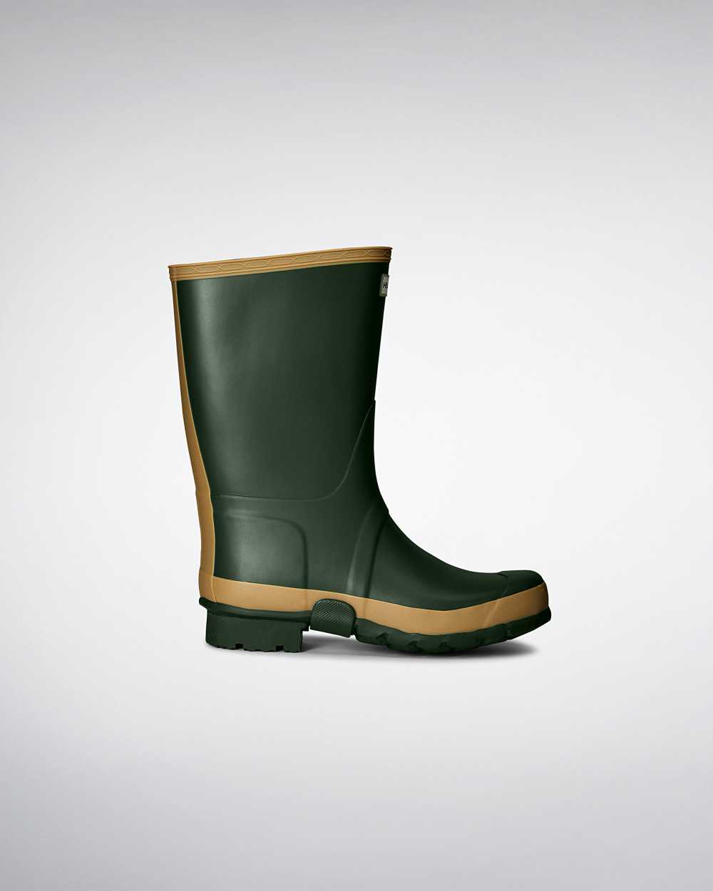 Mens Hunter Gardener Wellies Green | TCJBFW-427